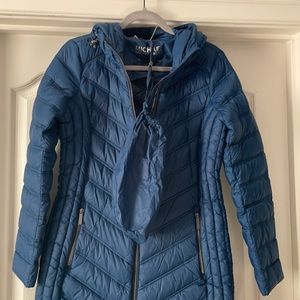 ⭐️SALE⭐️Micheal Kors Women's Hooded Stretch Packable Down Puffer Coat